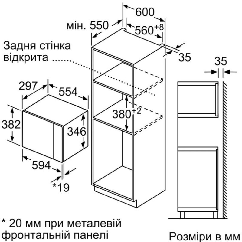 Мікрохвильова піч Bosch BFL524MB2