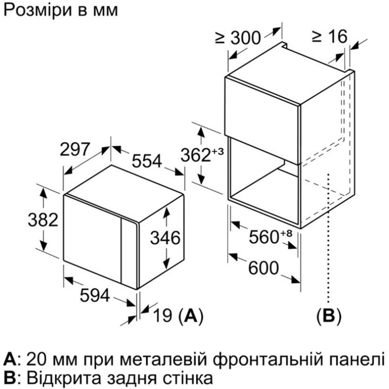 Мікрохвильова піч Bosch BFL524MB2