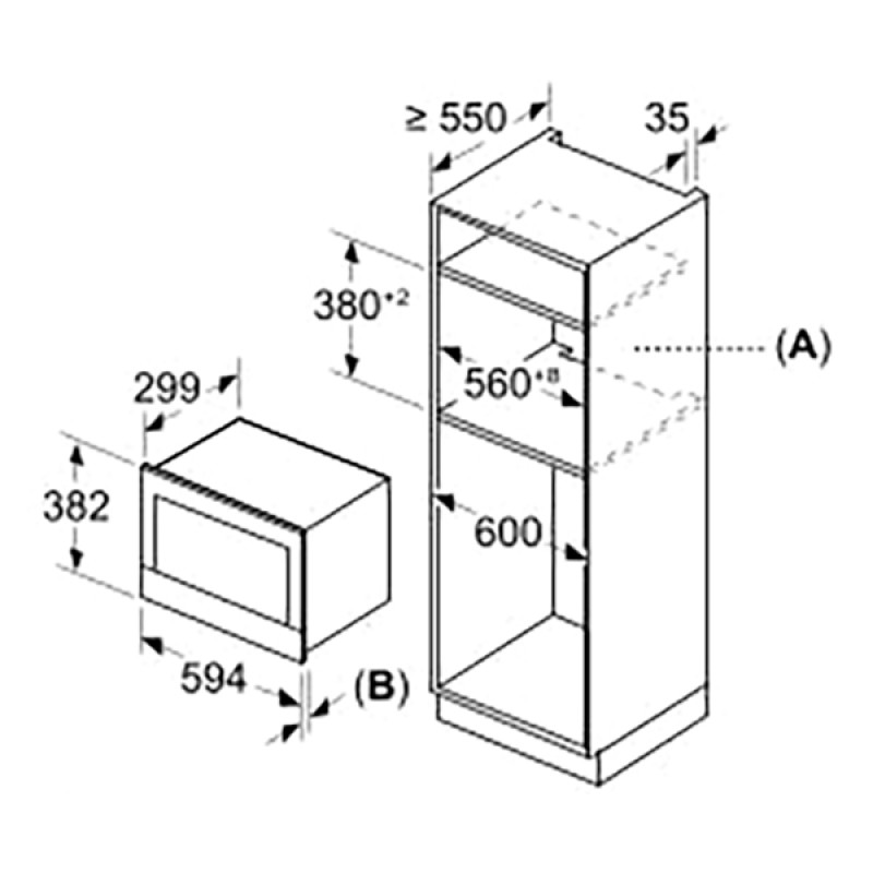 Мікрохвильова піч BOSCH BFR7221B1