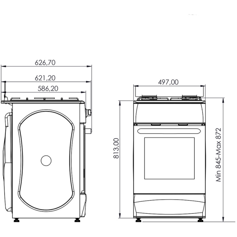 Плита Grunhelm G4F5600W