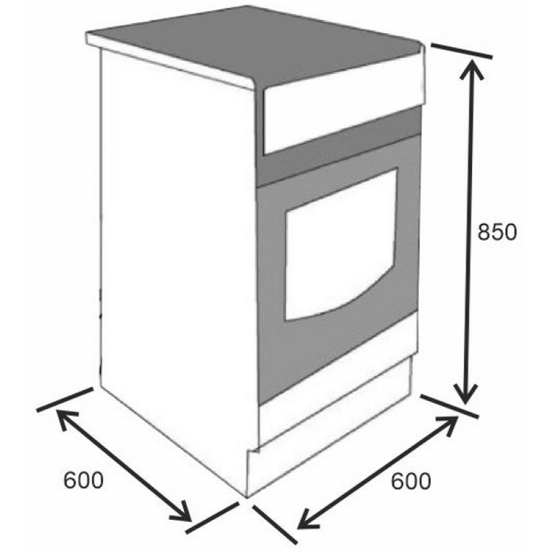 Плита Eleyus FARO 6001 EF BR