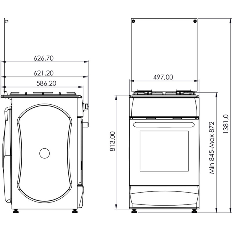 Плита Grunhelm G4FM5611W