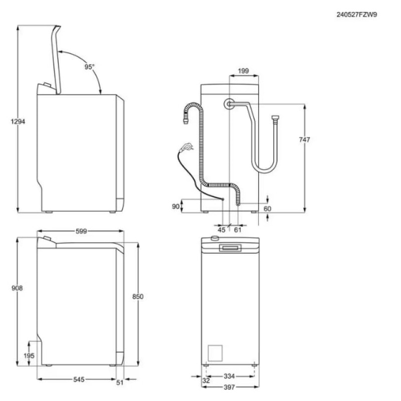 Пральна машина Electrolux EW8T3372U