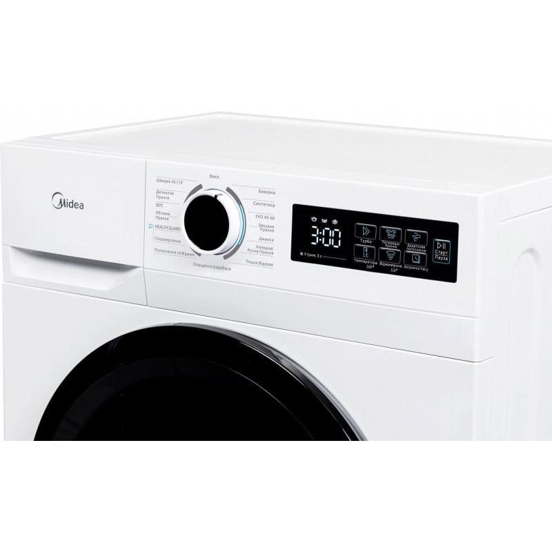 Пральна машина MIDEA MF110W80B/W-UA