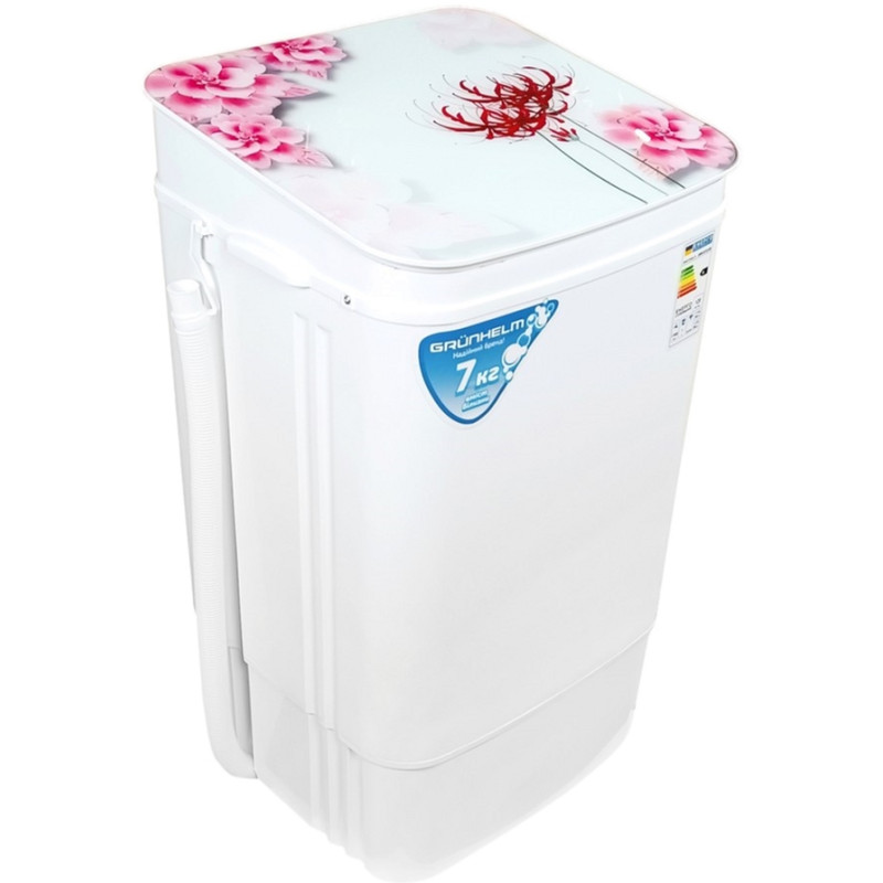 Пральна машина напівавтомат Grunhelm GWB-W703-WH