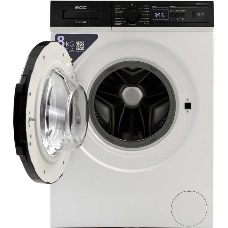 Пральна машина ECG EWF 801200 BlackLine