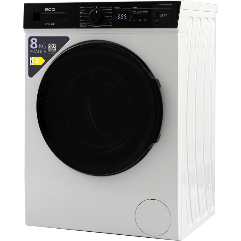 Пральна машина ECG EWF 801200 BlackLine