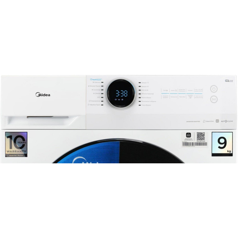 Пральна машина MIDEA MF200W90WB/ W-UA