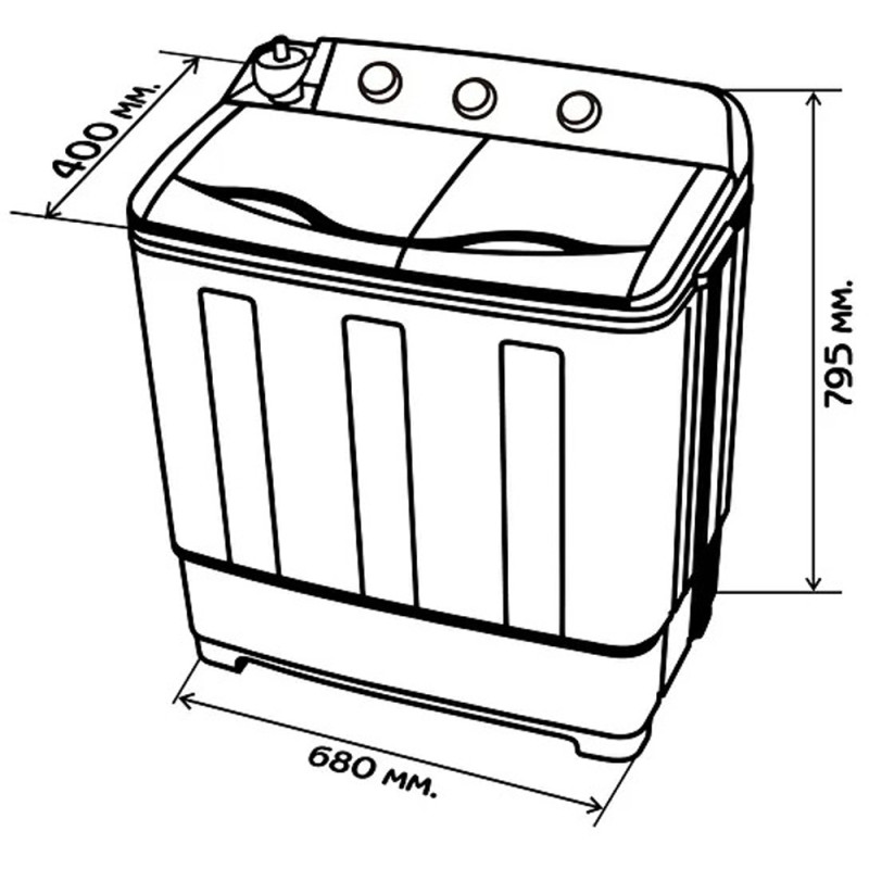 Пральна машина Prime Technics PWA602PB