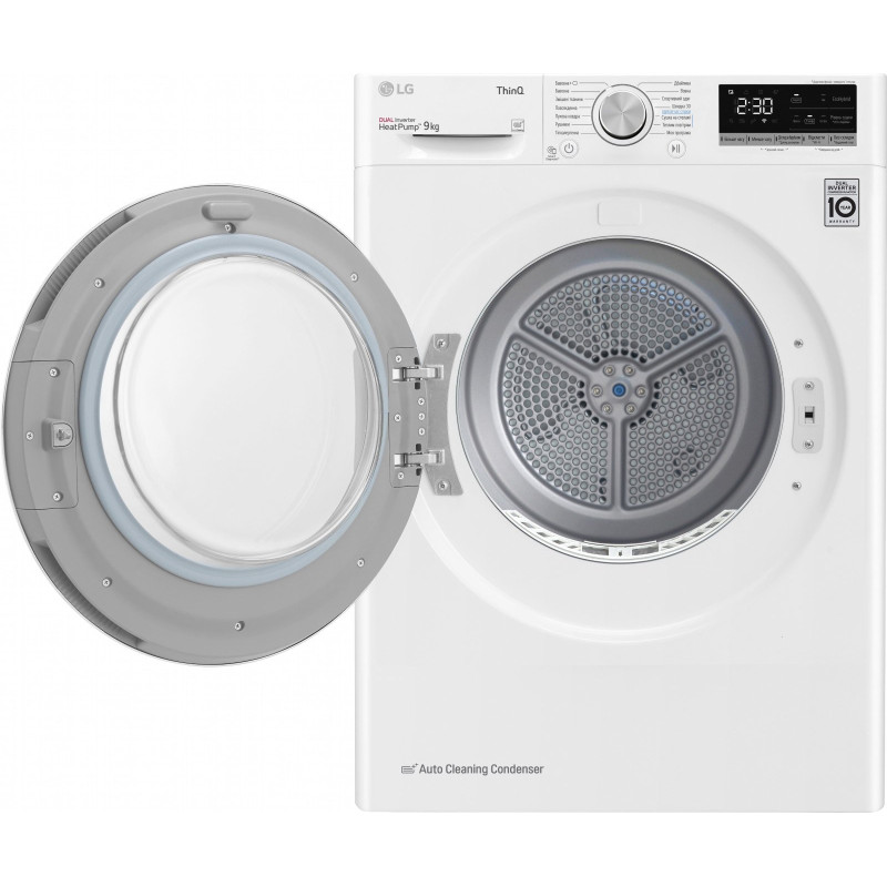 Сушильна машина LG DC90V5V0W