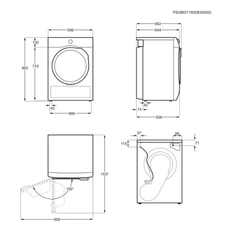 Сушильна машина Electrolux EW6D171YU