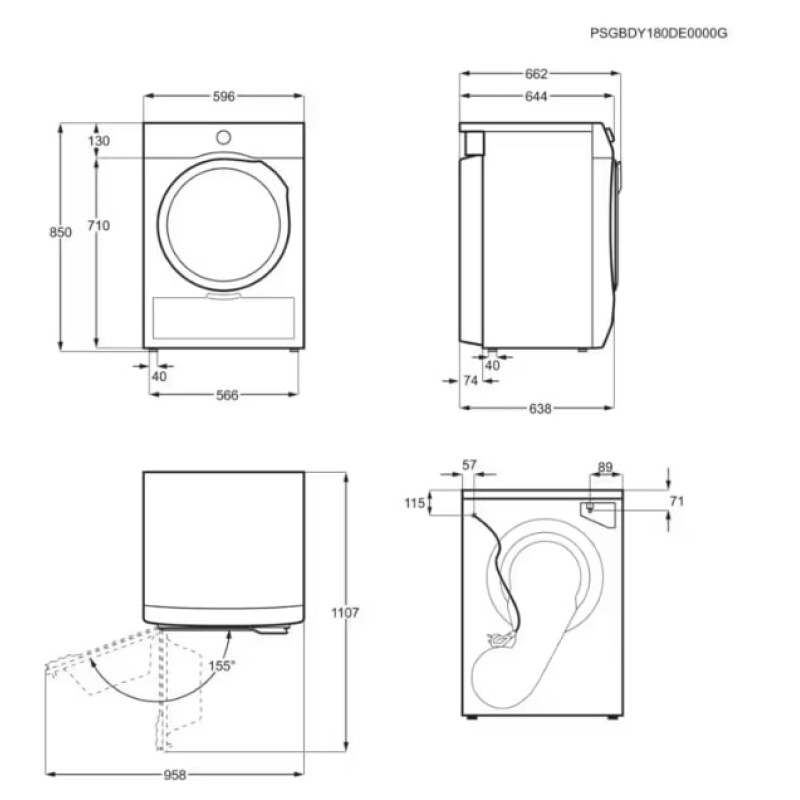 Сушильна машина Electrolux EW6D283YU