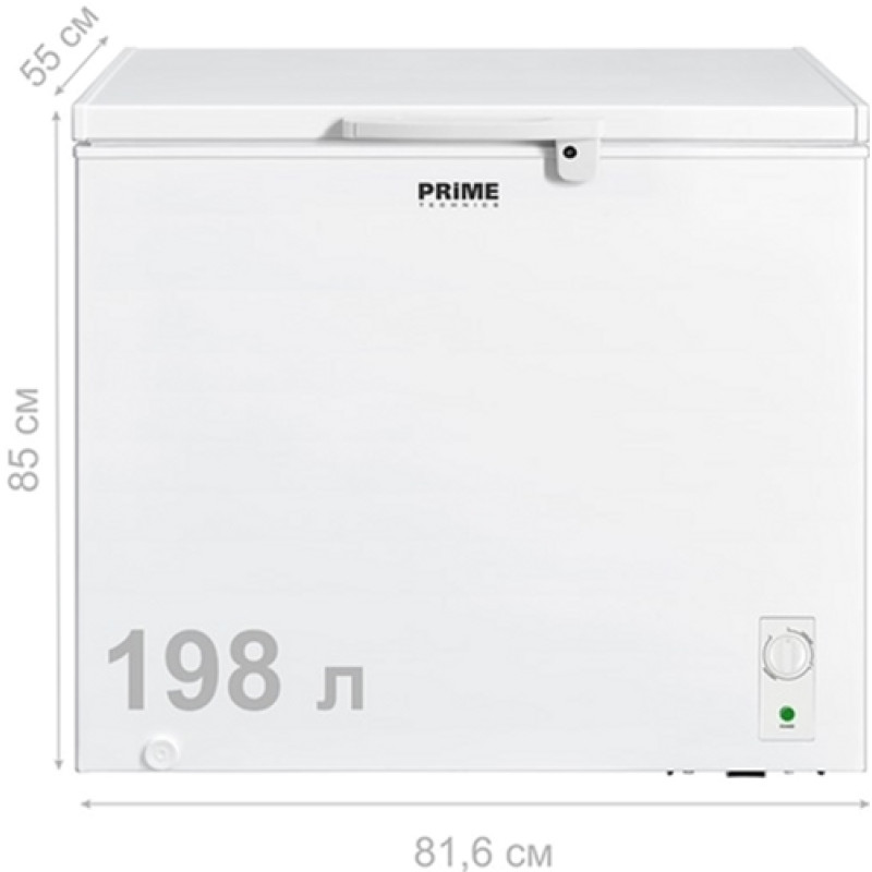 Морозильна камера PRIME Technics CS 19849 M