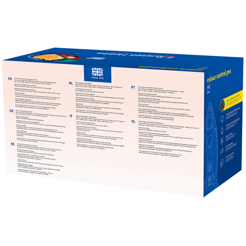 Праска RUSSELL HOBBS 27280-56 Color Control Pro Iron