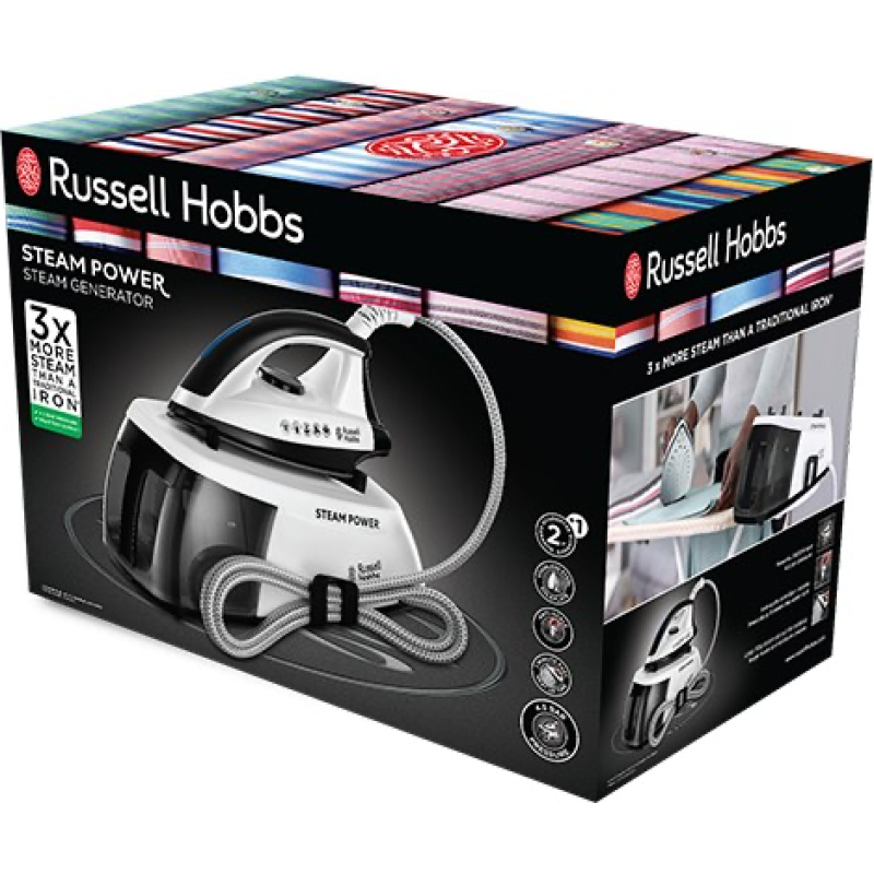 Праска RUSSELL HOBBS 24420-56 Steam Power Generator Black