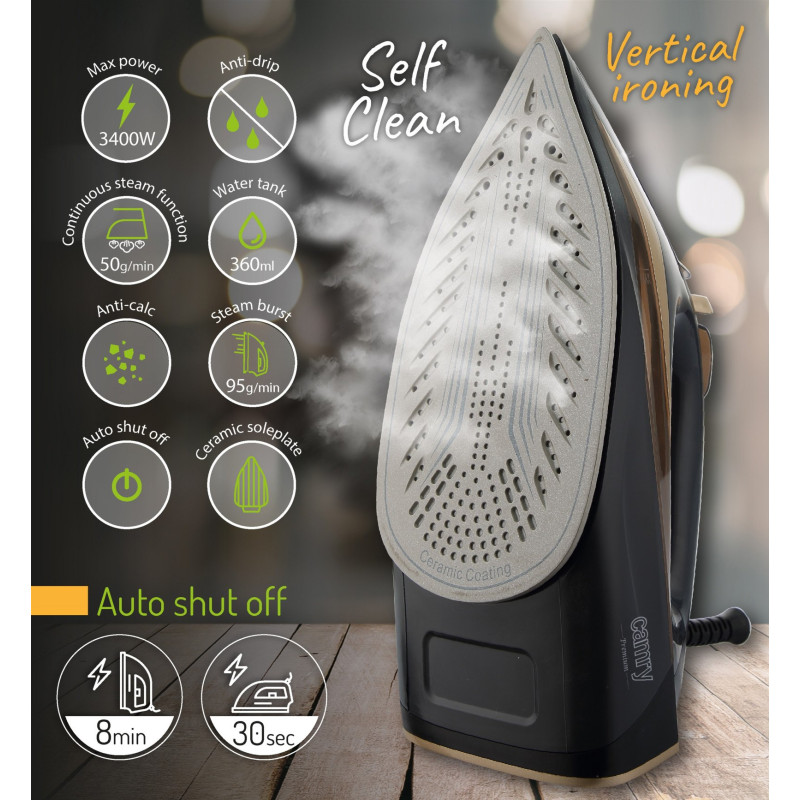 Праска Camry CR 5036 black-gold