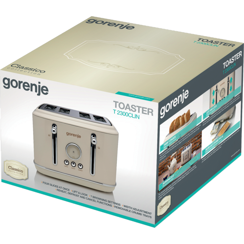 Тостер Gorenje T2300CLIN