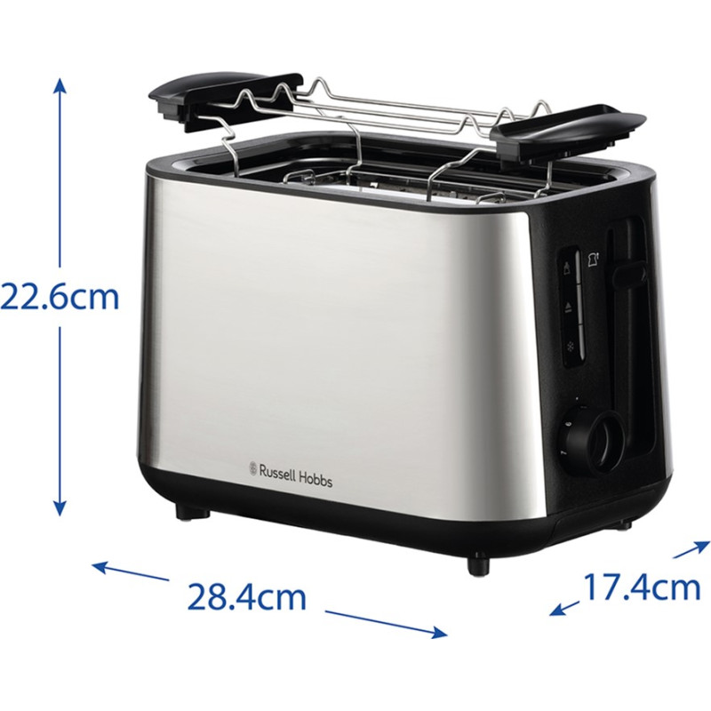 Тостер RUSSELL HOBBS 27390-56 Heaton Brushed 2Slice Toaster