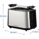 Тостер RUSSELL HOBBS 27390-56 Heaton Brushed 2Slice Toaster