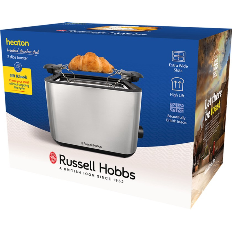 Тостер RUSSELL HOBBS 27390-56 Heaton Brushed 2Slice Toaster