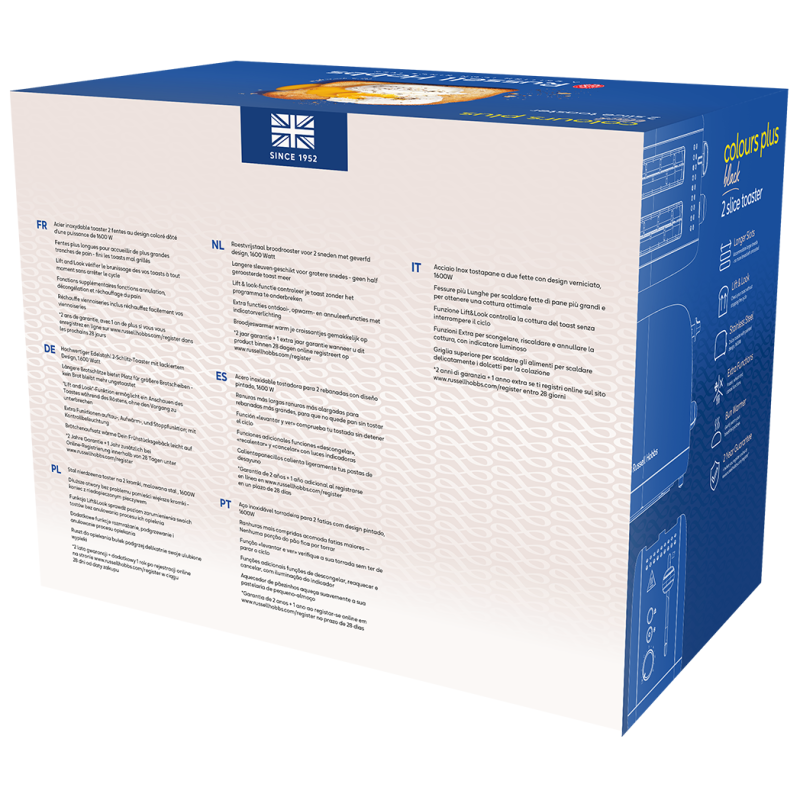 Тостер Russell Hobbs Colours Plus 26550-56