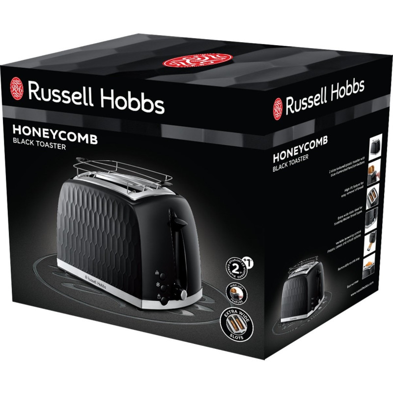 Тостер Russell Hobbs Honeycomb Black 26061-56