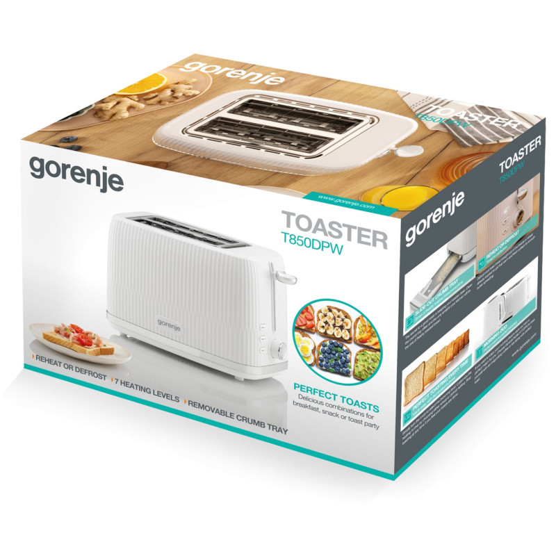 Тостер GORENJE T850DPW