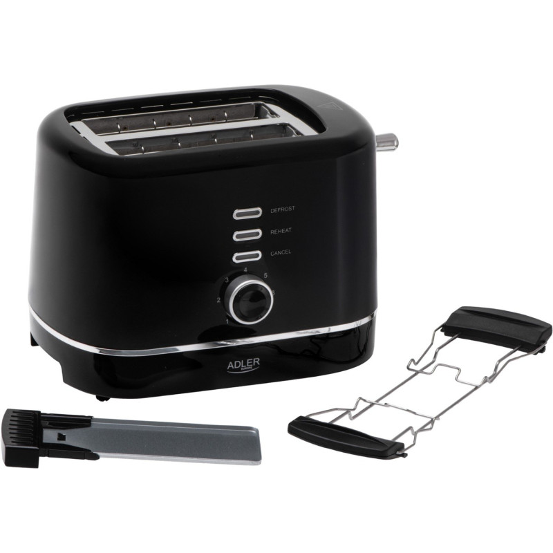 Тостер Adler AD 3224 black