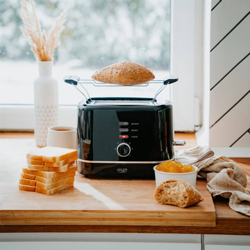 Тостер Adler AD 3224 black