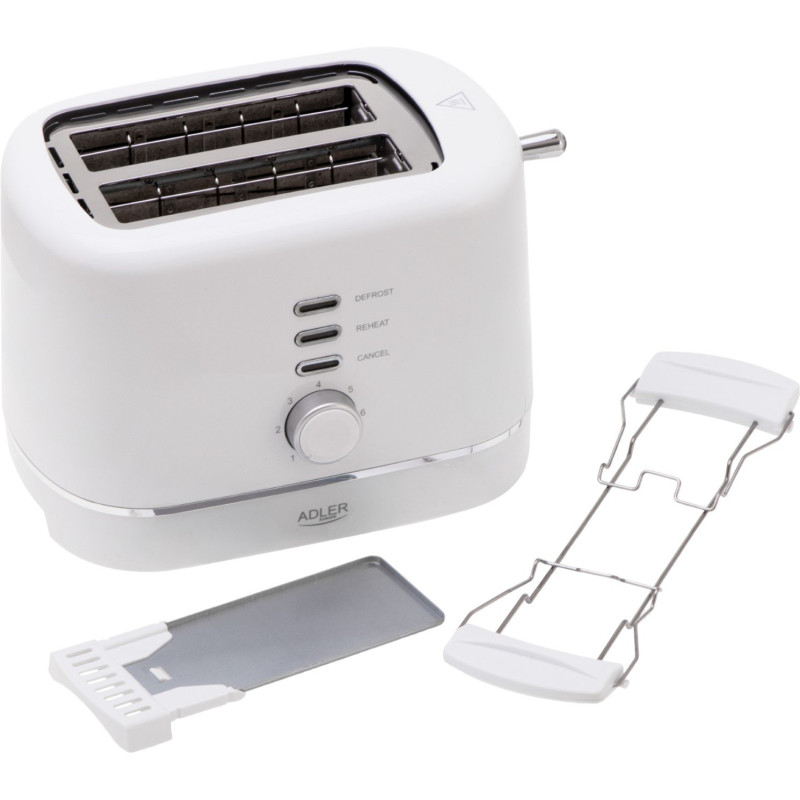 Тостер Adler AD 3224 white