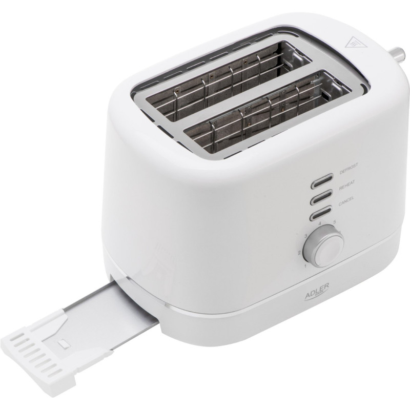 Тостер Adler AD 3224 white