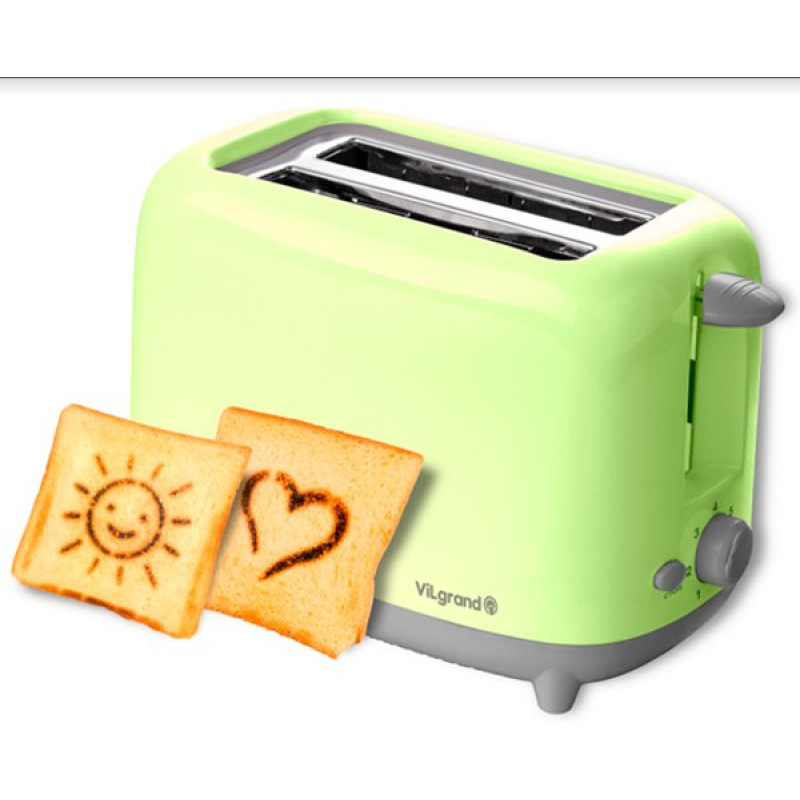 Тостер ViLgrand VT0722Р Green