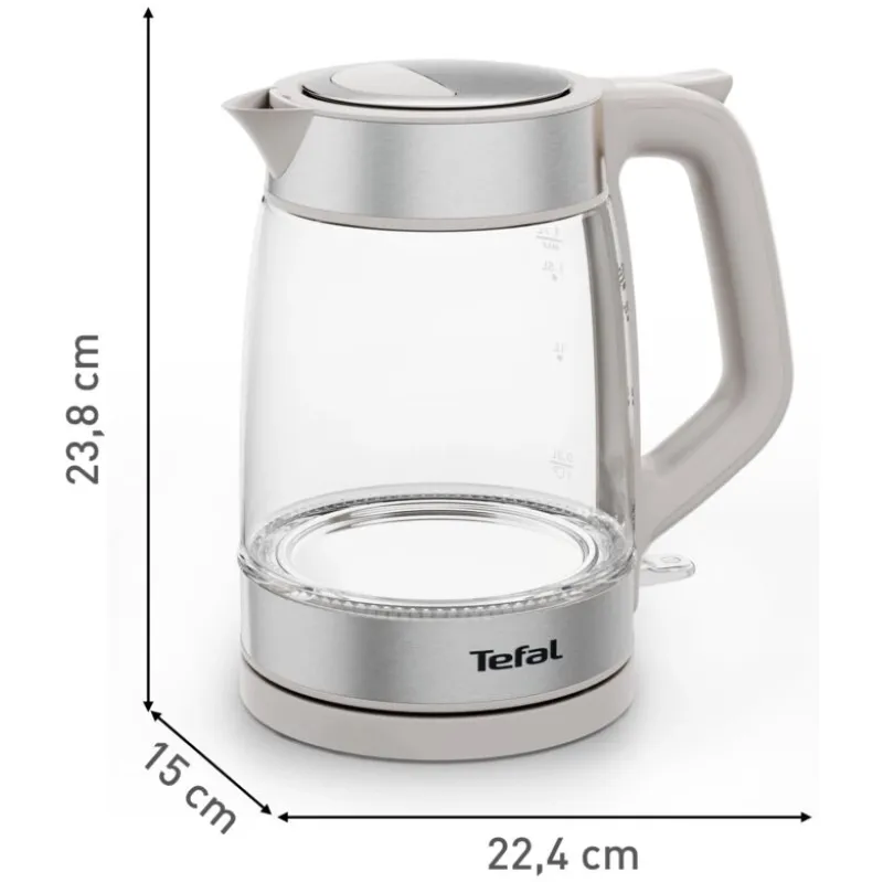 Електрочайник Tefal Glass Kettle KI605B30