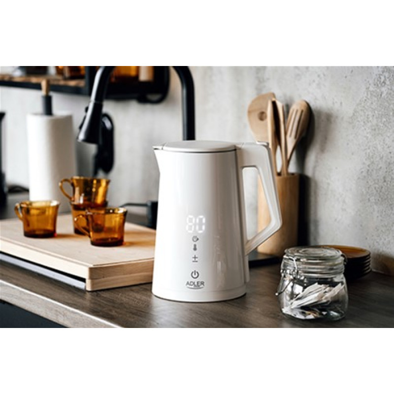 Електрочайник Adler AD 1345 white