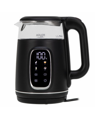 Електрочайник Adler AD 1305 black silver
