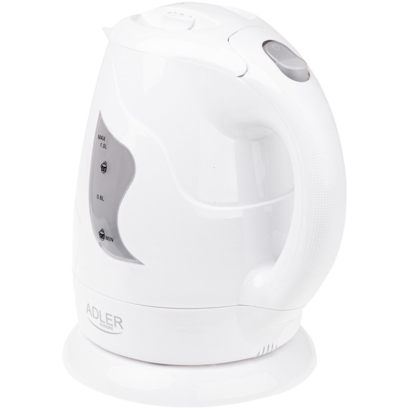 Електрочайник Adler AD 08 white