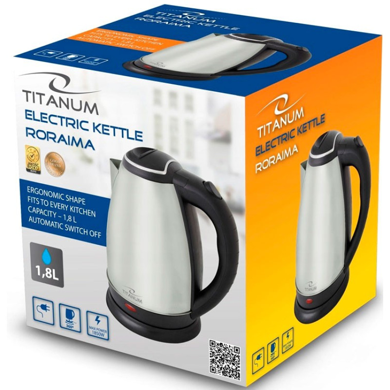Електрочайник ESPERANZA Titanum Roraima TKK001S