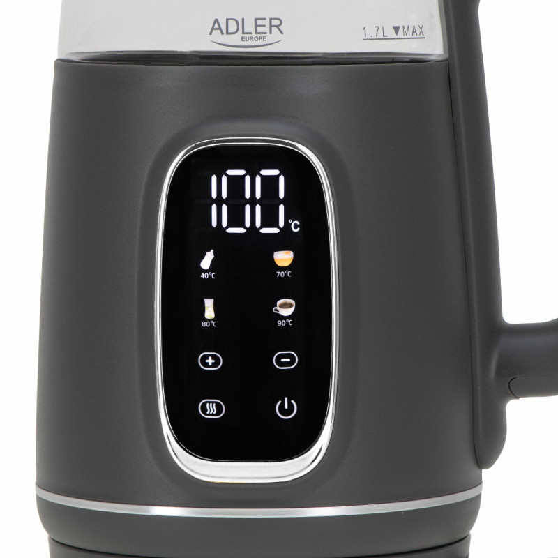 Електрочайник Adler AD 1305 grey