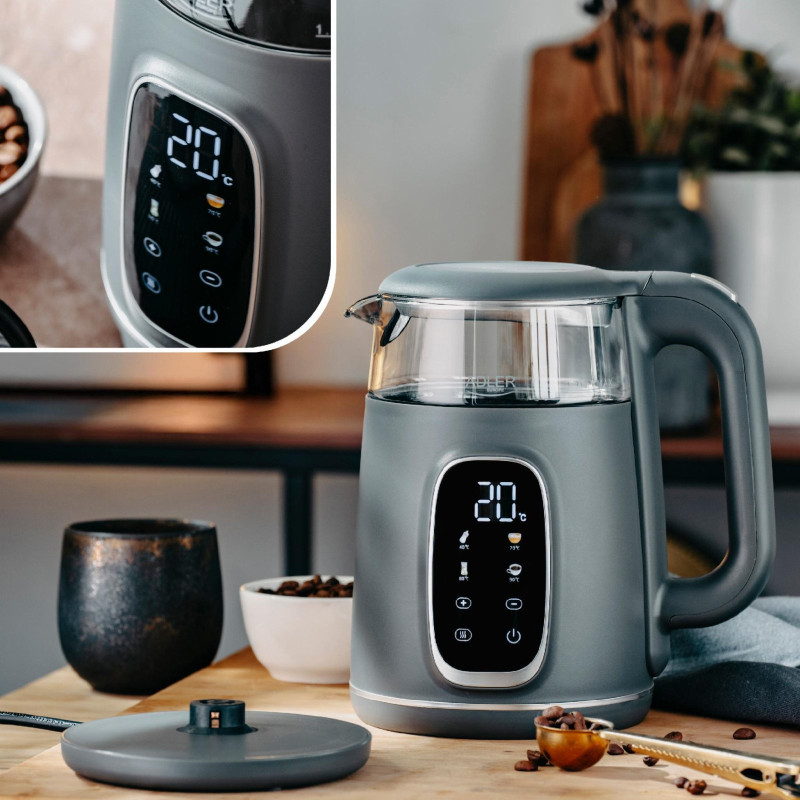 Електрочайник Adler AD 1305 grey