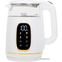 Електрочайник Adler AD 1305 white silver