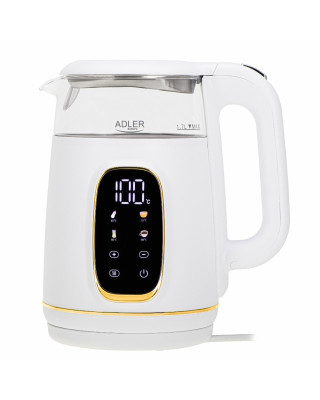 Електрочайник Adler AD 1305 white gold