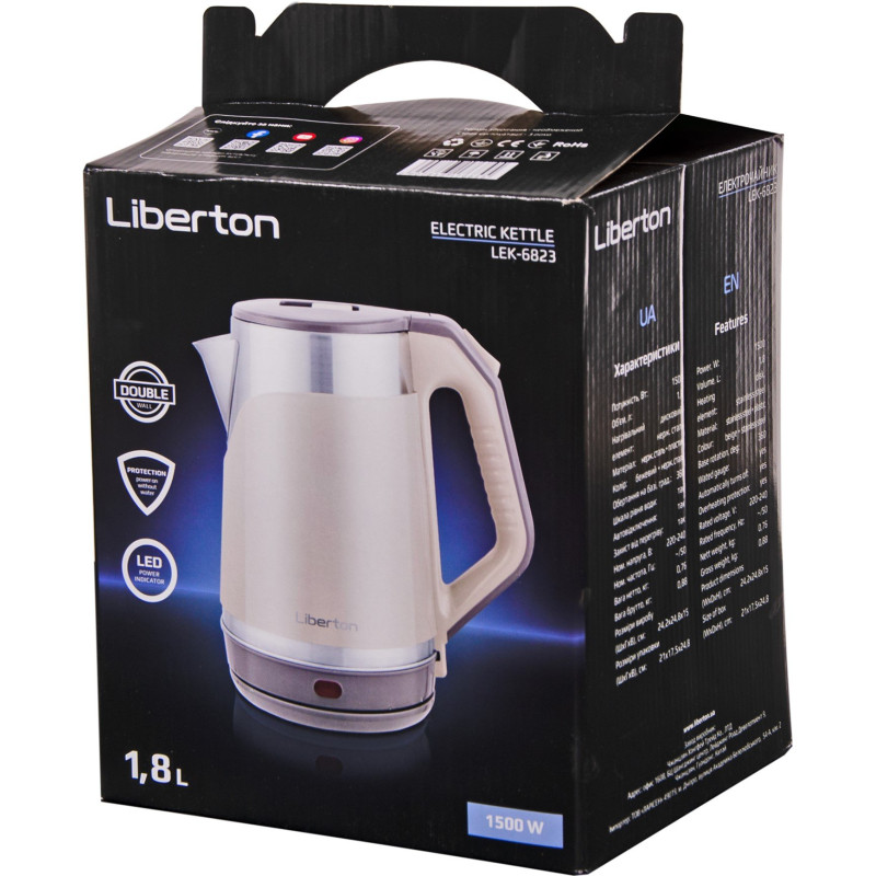 Електрочайник Liberton LEK-6823