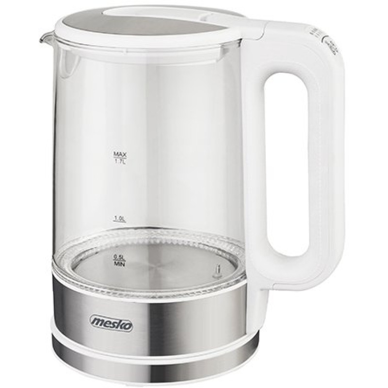 Електрочайник Mesko MS 1301 white