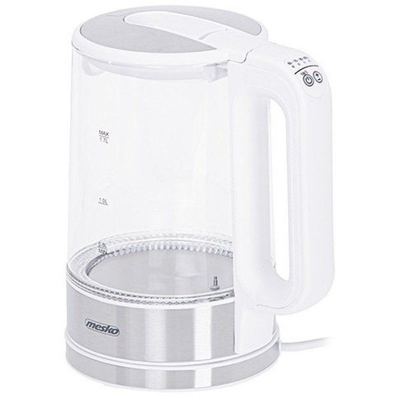 Електрочайник Mesko MS 1301 white