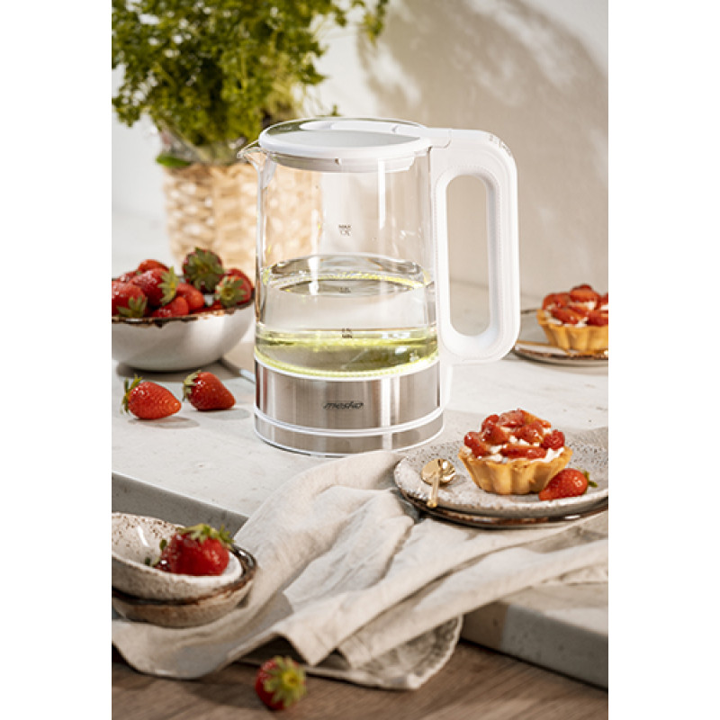 Електрочайник Mesko MS 1301 white