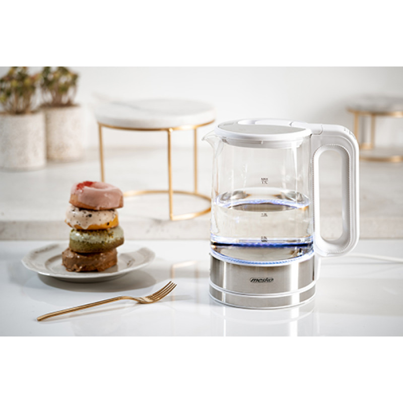 Електрочайник Mesko MS 1301 white