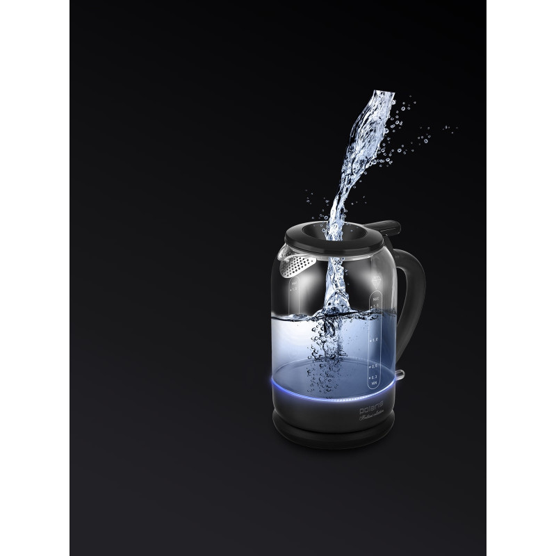 Електрочайник Polaris PWK 17103CGL Water Way Pro Black