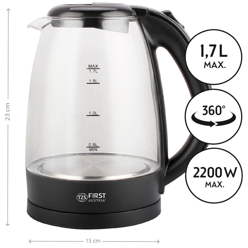 Електрочайник First FA-5404-1-BA