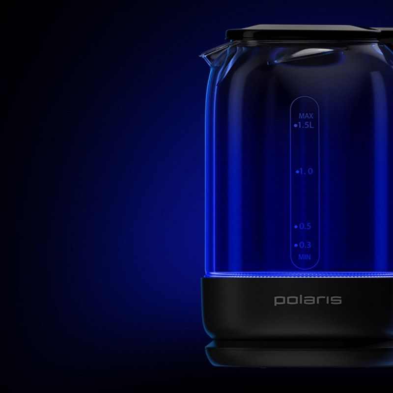 Електрочайник Polaris PWK 17107CGLD WIFI IQ Home Black