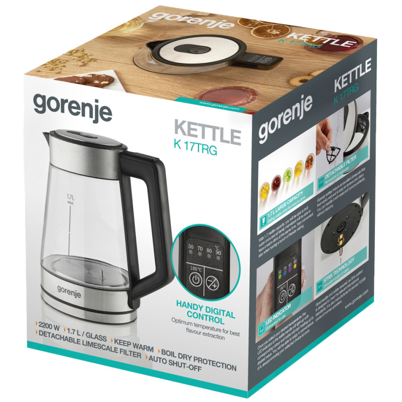 Електрочайник Gorenje K17TRG